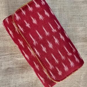 Fashion with a Purpose - with The Red colour Ikkat Clutch