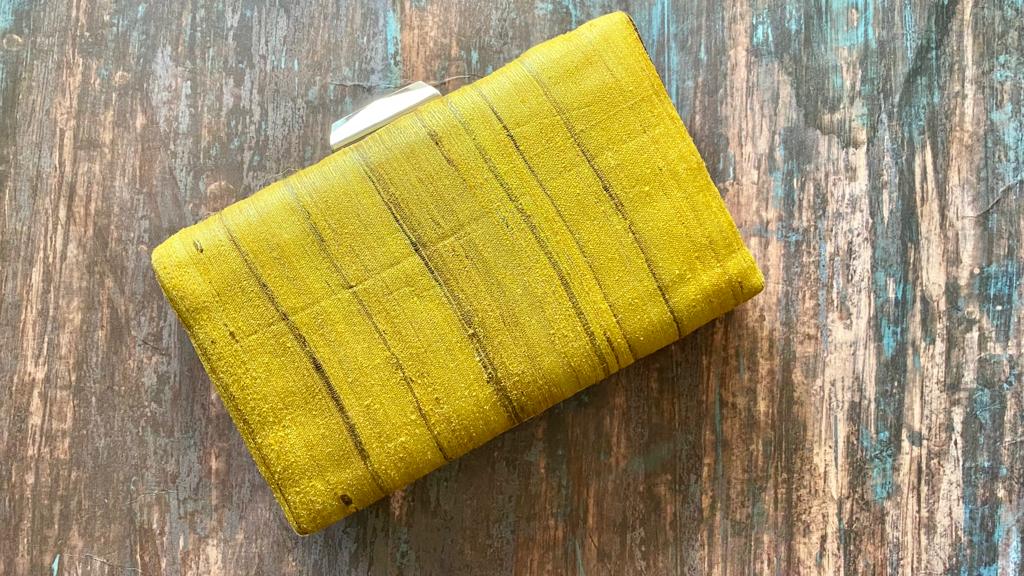 Cadmium Yellow Colour Tussr Collection Clutchcraft