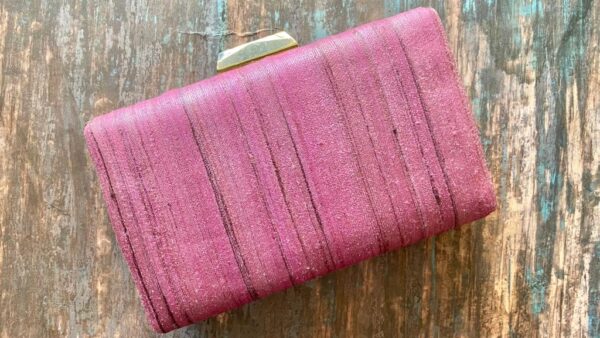 Pink Colour Tussr Collection Clutchcraft