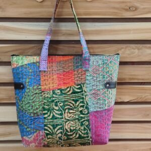 Colourful Kantha Tote Bag