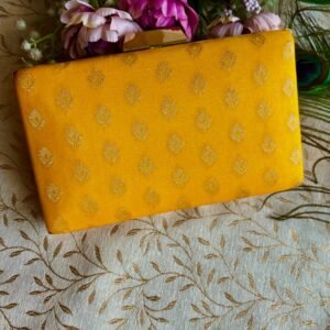 Mango Yellow Clutch Bag