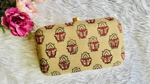 Bagru Clutch Bag