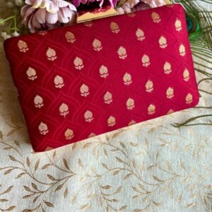 Maroon Clutch Bag